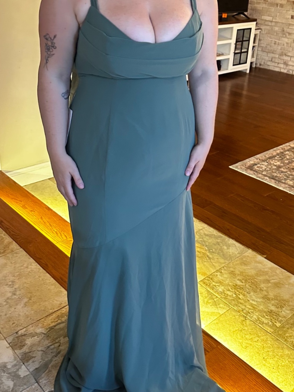 Azazie Carlotta Bridesmaid Dress - Picture 2 of 5